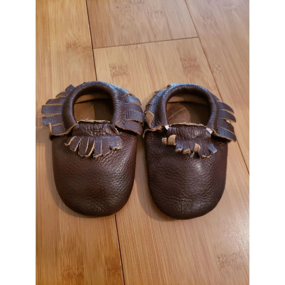 Genuine Leather Moccasins size 3